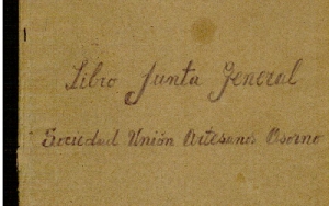 Actas Unión de Artesanos - Osorno